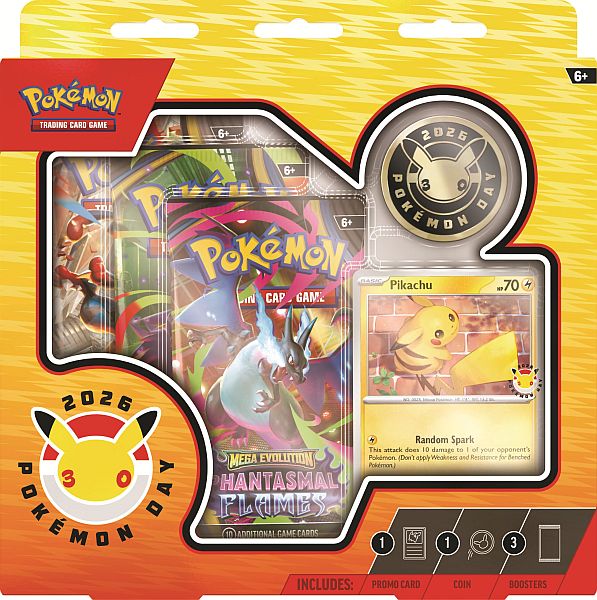 Mega Evolution Ascended Heroes Pokemon Day 2026 Pikachu Collection